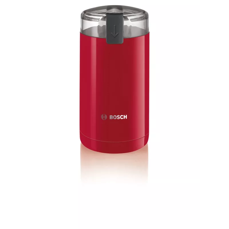 Kaffeemühle mit Schlagmesser Bosch TSM6A014R, 75 g Kapazität, 180 W, Edelstahlklingen, rot