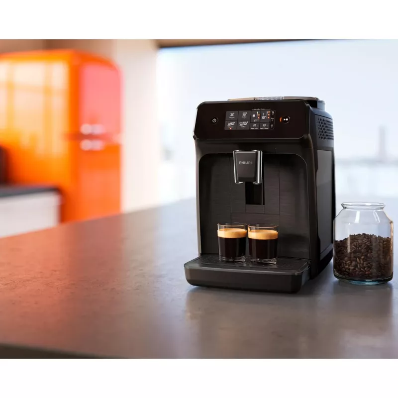 Espressomaschine Philips EP1200/00 – vollautomatisch, 1,8 l Wassertank, 15 bar, Keramikmahlwerk, 275 g Bohnenbehälter