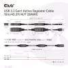 CLUB3D USB 3.2 Gen1 aktives Repeater-Kabel 15 m/ 49.2 ft M/F 28AWG