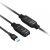 CLUB3D USB 3.2 Gen1 aktives Repeater-Kabel 15 m/ 49.2 ft M/F 28AWG