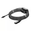 CLUB3D USB 3.2 Gen1 aktives Repeater-Kabel 15 m/ 49.2 ft M/F 28AWG
