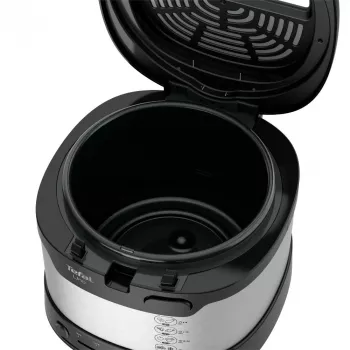 Tefal Uno FF215D Einzel-Fritteuse 1,8 L Standgerät 1600 W Fritteuse Schwarz, Edelstahl