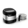 Tefal Uno FF215D Einzel-Fritteuse 1,8 L Standgerät 1600 W Fritteuse Schwarz, Edelstahl
