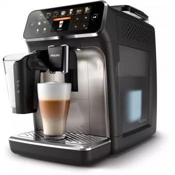 Espressomaschine Philips EP5447/90 – vollautomatisch, 1,8 l Wassertank, 275 g Bohnenbehälter, 15 bar, 0,26 l Milchbehälter