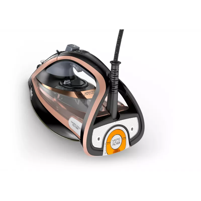 Dampfbügeleisen Tefal FV9845 — 3200 W, 60 g/min Dampfdauerleistung, 350 ml Tank, Vertikaldampf, 1,45 kg, Schwarz/Kupfer