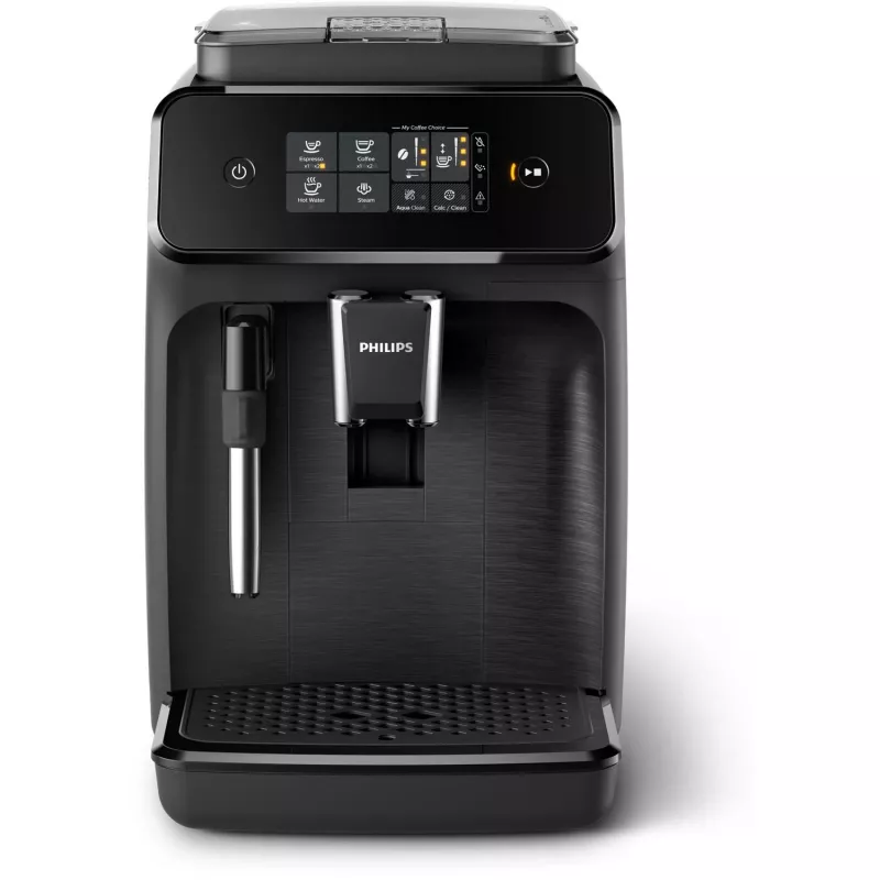 Espressomaschine Philips EP1220/00 – vollautomatisch, 1,8 l Wassertank, 275 g Bohnenbehälter, 15 bar, Keramikmahlwerk, 12 Mahlgradeinstellungen, schwarz