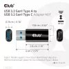 CLUB3D USB 3.2 Gen1 Typ A auf USB 3.2 Gen1 Type C Adapter M/F