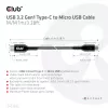 CLUB3D USB 3.2 Gen1 Typ-C-auf-Micro-USB-Kabel M/M 1 m / 3,28 ft