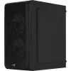 PC-Gehäuse AEROCOOL CS107V2 Mini Tower — Schwarz, microATX/Mini-ITX, 2x120mm Lüfter, 1x3,5 Zoll + 2x2,5 Zoll Einschübe