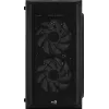 PC-Gehäuse AEROCOOL CS107V2 Mini Tower — Schwarz, microATX/Mini-ITX, 2x120mm Lüfter, 1x3,5 Zoll + 2x2,5 Zoll Einschübe