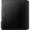 PC-Gehäuse AEROCOOL CS107V2 Mini Tower — Schwarz, microATX/Mini-ITX, 2x120mm Lüfter, 1x3,5 Zoll + 2x2,5 Zoll Einschübe