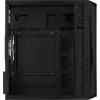 PC-Gehäuse AEROCOOL CS107V2 Mini Tower — Schwarz, microATX/Mini-ITX, 2x120mm Lüfter, 1x3,5 Zoll + 2x2,5 Zoll Einschübe