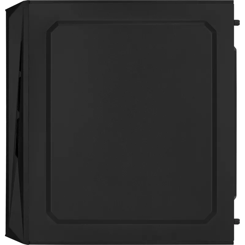 PC-Gehäuse AEROCOOL CS107V2 Mini Tower — Schwarz, microATX/Mini-ITX, 2x120mm Lüfter, 1x3,5 Zoll + 2x2,5 Zoll Einschübe
