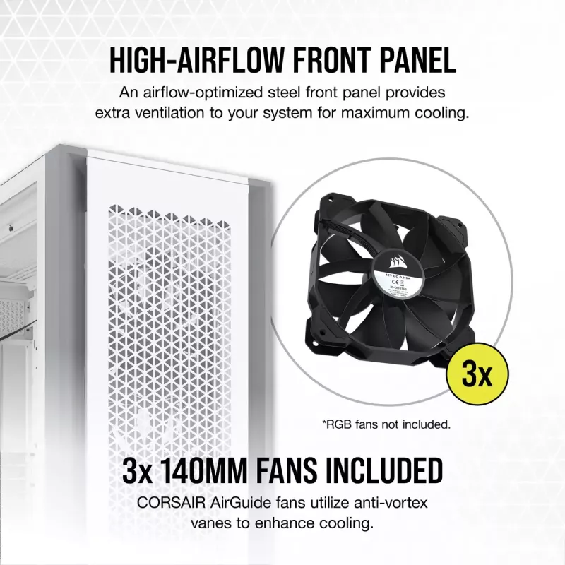 PC-Gehäuse Corsair 7000D AIRFLOW Full Tower Weiß