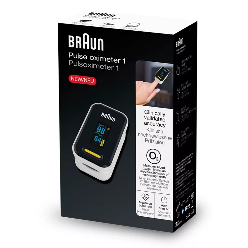 Braun YK-81CEU Pulsoximeter 1, schwarz