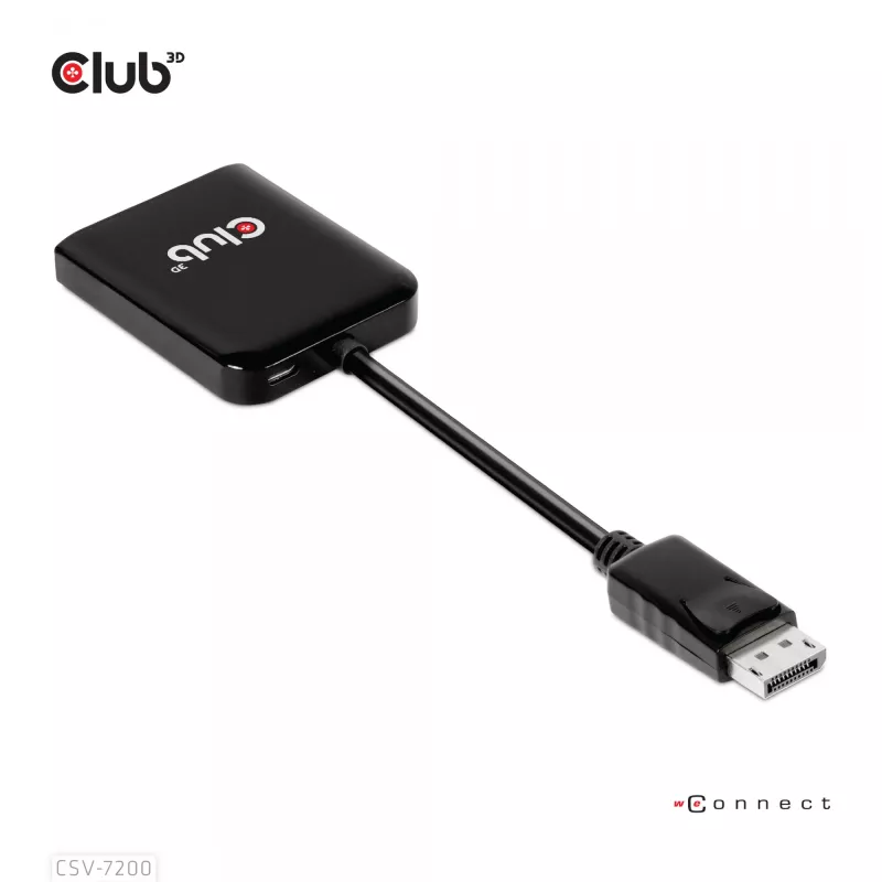MST Hub DisplayPort 1.4 auf DisplayPort + HDMI 4K60Hz CLUB3D CSV-7220