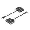 CLUB3D MST-Hub USB3.2 Gen2 Type-C(DP Alt-Mode) auf DisplayPort + HDMI 4K60Hz M/F