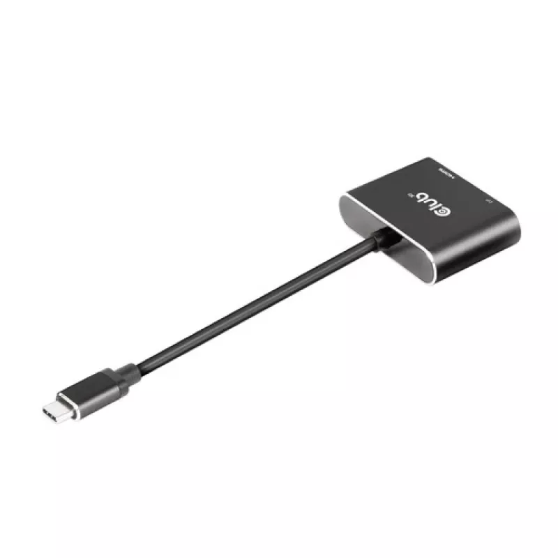 CLUB3D MST-Hub USB3.2 Gen2 Type-C(DP Alt-Mode) auf DisplayPort + HDMI 4K60Hz M/F