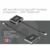 CLUB3D MST-Hub USB3.2 Gen2 Type-C(DP Alt-Mode) auf DisplayPort + HDMI 4K60Hz M/F