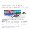 CLUB3D USB3.2 Gen2 Type-C(DP™ Alt-Mode) auf DisplayPort™ Dual-Monitor 4K60Hz M/F MST-Hub