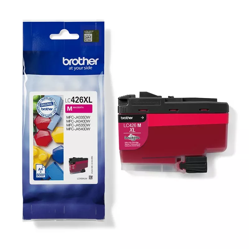 Brother LC-426XLM Tintenpatrone, 1 Stk., Original, hohe Reichweite (XL), Magenta