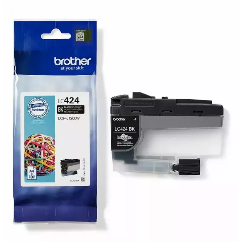 Brother LC424BK Tintenpatrone 1 Stk. Original Schwarz