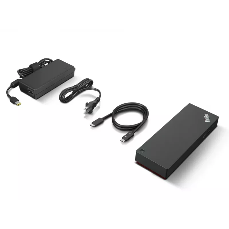 Lenovo ThinkPad Universal Thunderbolt 4 Kabelgebunden Schwarz