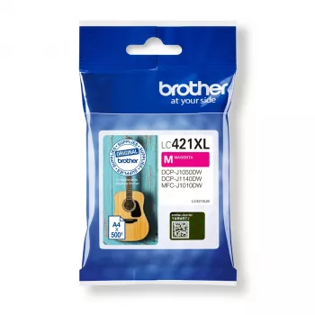 Brother LC-421XLM Tintenpatrone 1 Stück Original High (XL) Yield Magenta