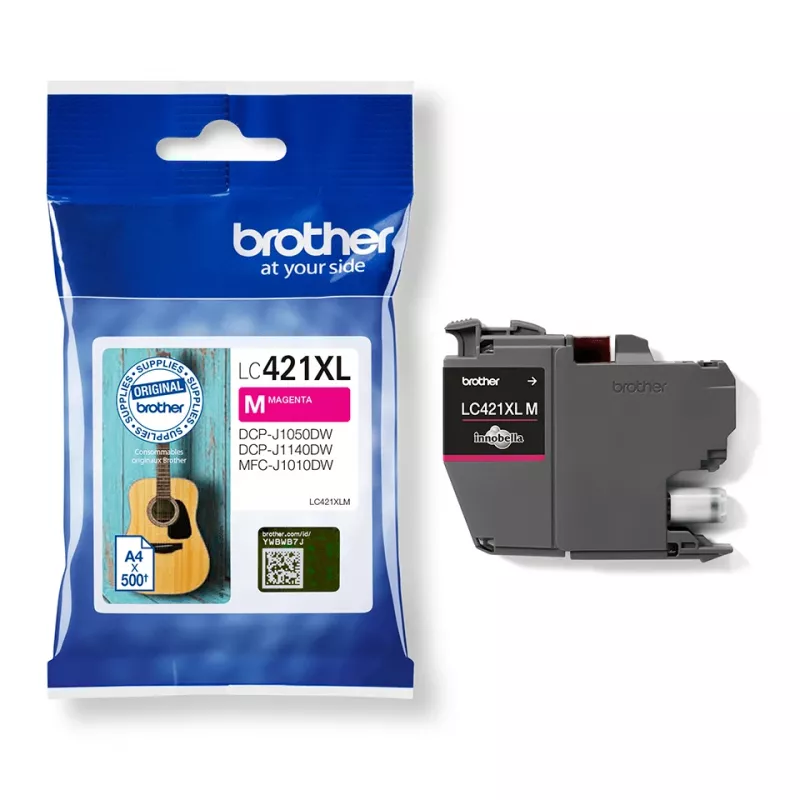 Brother LC-421XLM Tintenpatrone 1 Stück Original High (XL) Yield Magenta