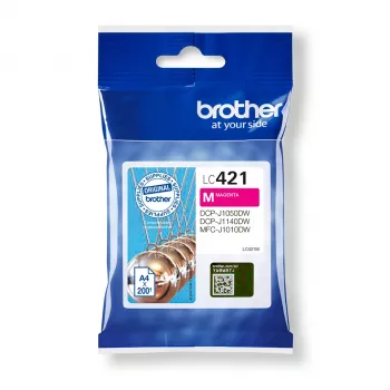 Brother LC421M Tintenpatrone 1 Stück Original Magenta