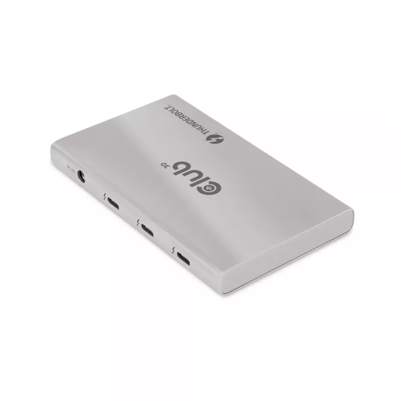 CLUB3D Zertifizierter Thunderbolt™4 Portabler 5-in-1 Hub mit Smart Power