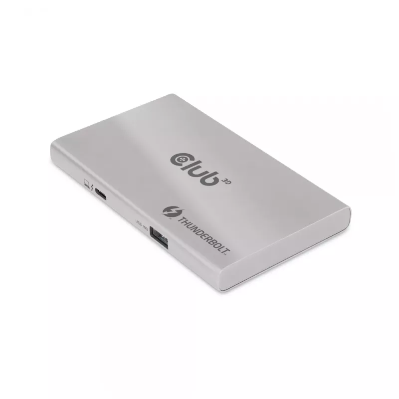 CLUB3D Zertifizierter Thunderbolt™4 Portabler 5-in-1 Hub mit Smart Power