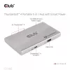 CLUB3D Zertifizierter Thunderbolt™4 Portabler 5-in-1 Hub mit Smart Power