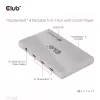 CLUB3D Zertifizierter Thunderbolt™4 Portabler 5-in-1 Hub mit Smart Power