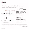 CLUB3D Zertifizierter Thunderbolt™4 Portabler 5-in-1 Hub mit Smart Power