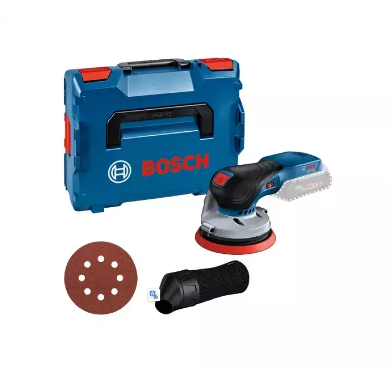 Bosch GEX 18V-125 Professional Exzenterschleifer 10000 U/min 20000 OPM Schwarz, Blau, Grau, Rot