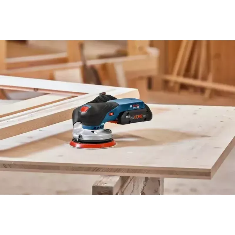 Bosch GEX 18V-125 Professional Exzenterschleifer 10000 U/min 20000 OPM Schwarz, Blau, Grau, Rot