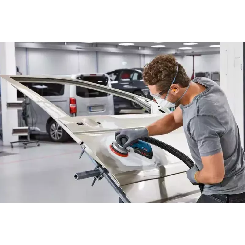 Bosch GEX 18V-125 Professional Exzenterschleifer 10000 U/min 20000 OPM Schwarz, Blau, Grau, Rot