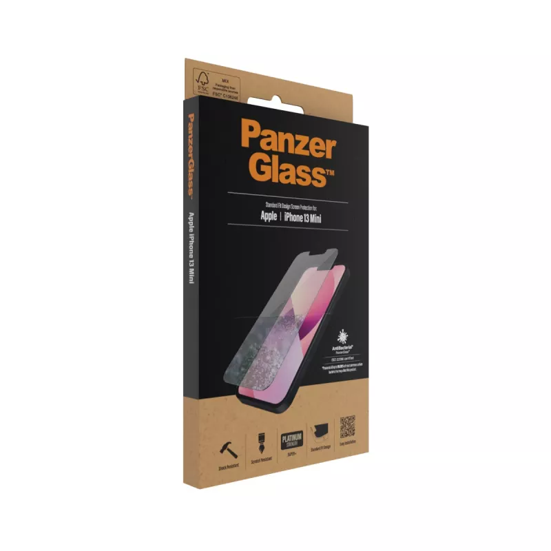 PanzerGlass Displayschutzfolie für Apple iPhone 13 Mini Standard Fit