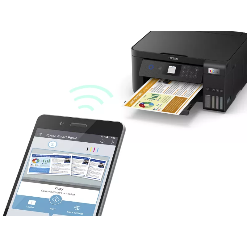 Epson EcoTank ET-2850 A4 Multifunktions-WLAN-Tintentankdrucker