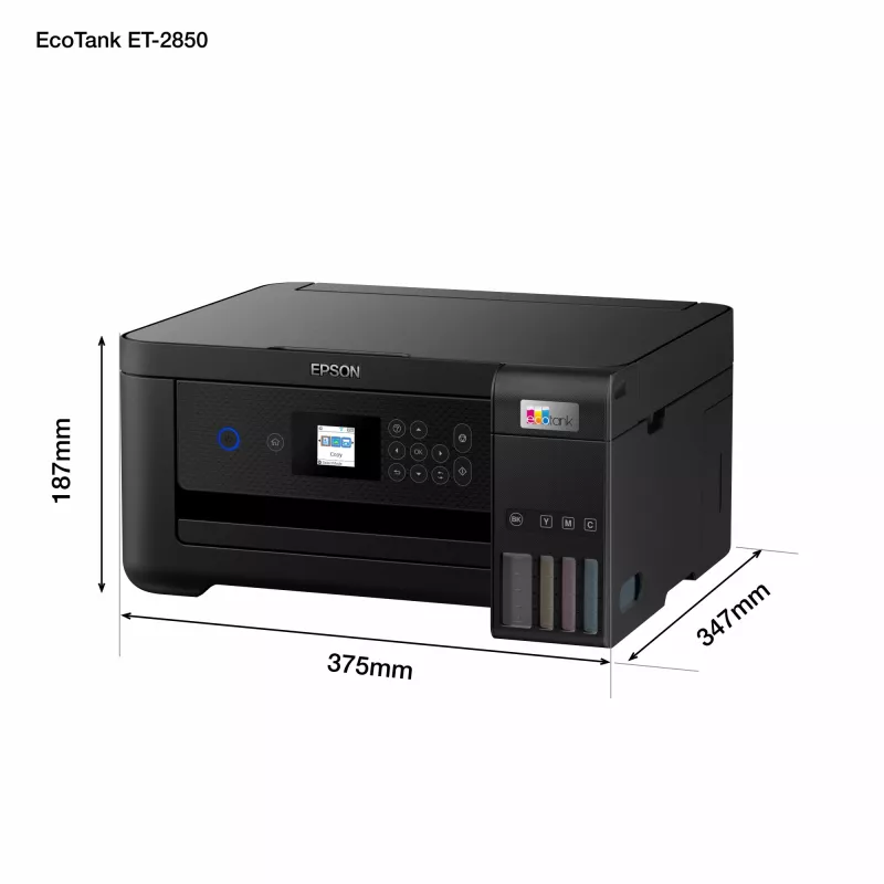 Epson EcoTank ET-2850 A4 Multifunktions-WLAN-Tintentankdrucker