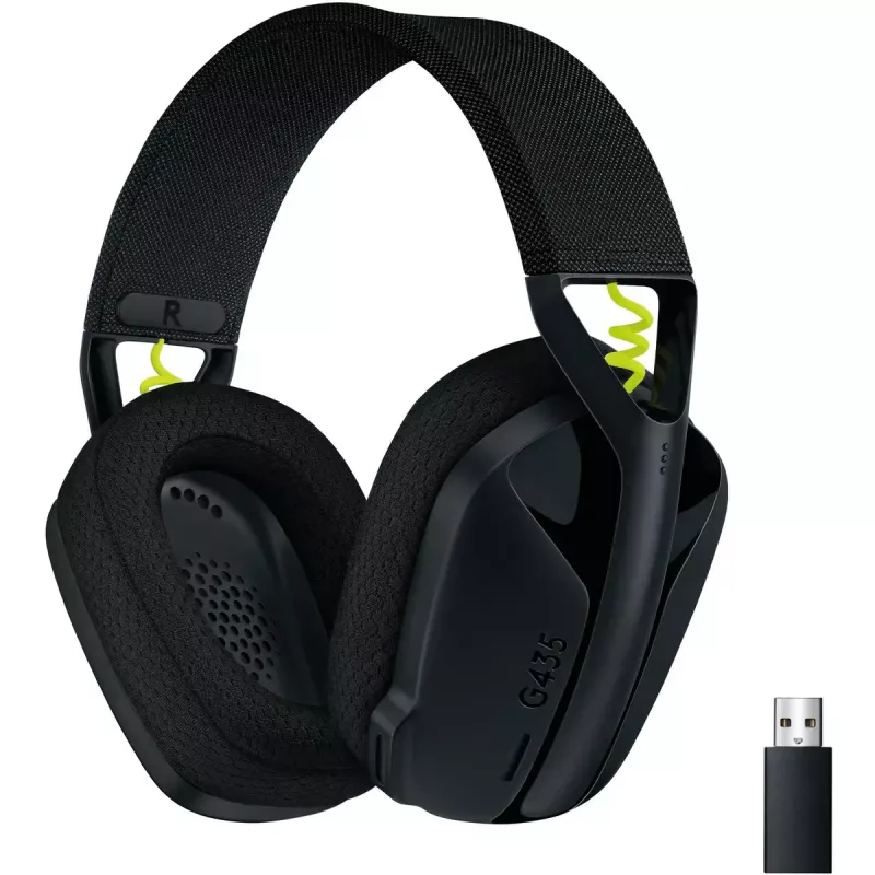LOGITECH G435 Lightspeed Wireless Gaming Headset - Schwarz