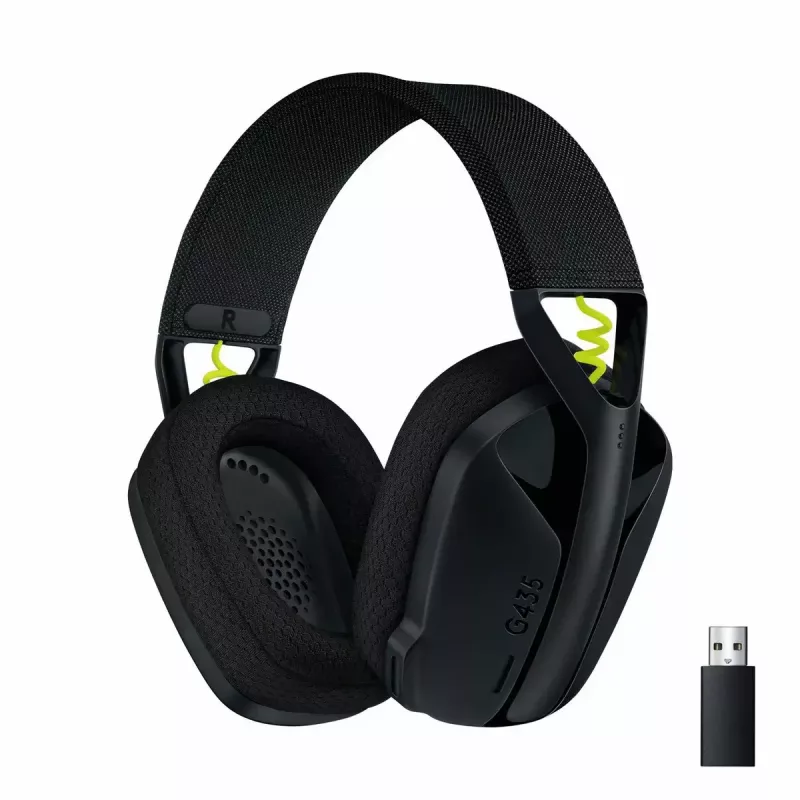 LOGITECH G435 Lightspeed Wireless Gaming Headset - Schwarz