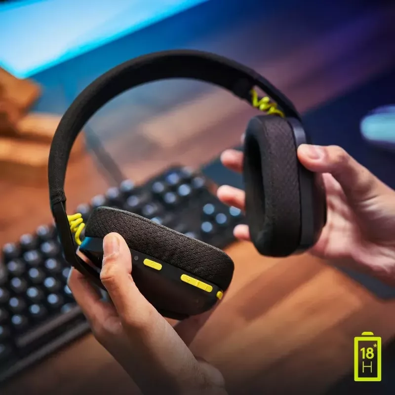 LOGITECH G435 Lightspeed Wireless Gaming Headset - Schwarz