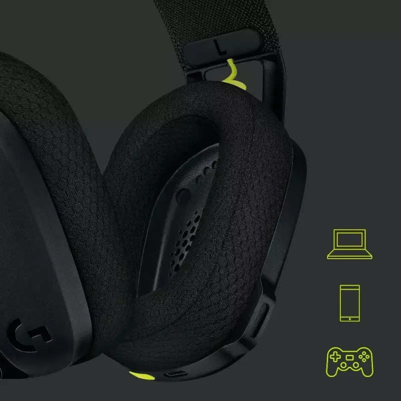 LOGITECH G435 Lightspeed Wireless Gaming Headset - Schwarz