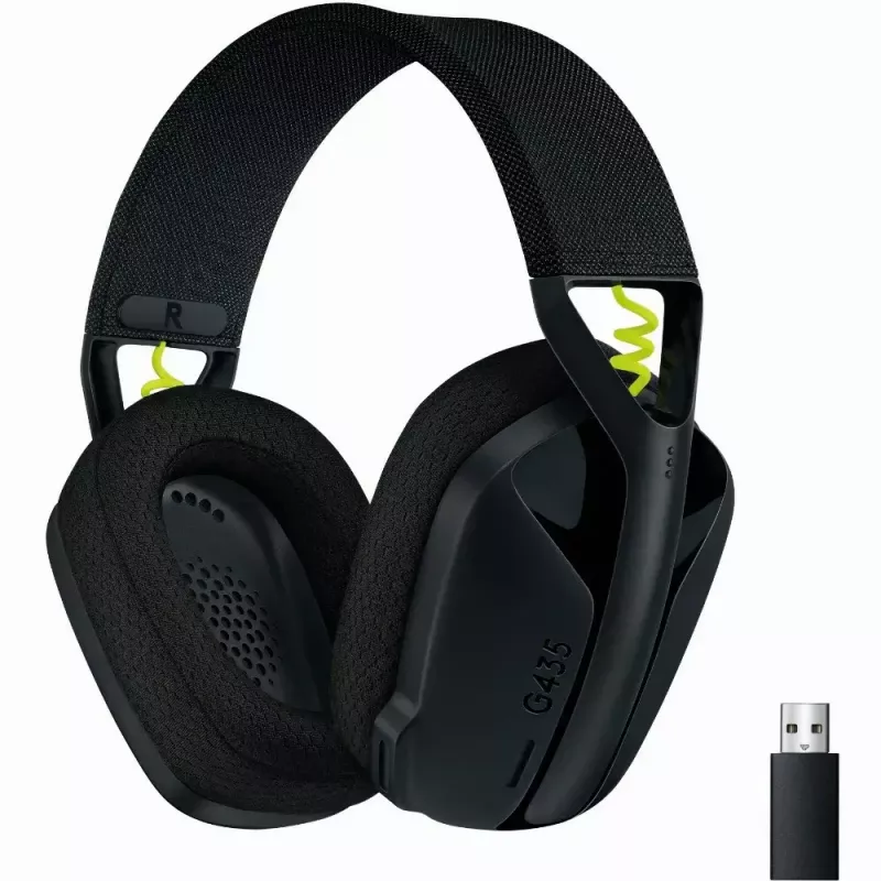 LOGITECH G435 Lightspeed Wireless Gaming Headset - Schwarz