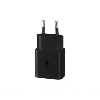 Ladegerät für mobile Geräte Samsung EP-T1510NBEGEU, USB-C 15 W, 5–9 V Ausgang, 2 A, schwarz