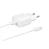 AC Indoor Fast Charger Samsung EP-T1510XWEGEU, USB-C 1-Port, 5–9 V, 1 m Kabel, Weiß
