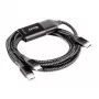 CLUB3D USB Type-C, Y-Ladekabel auf 2x USB Type-C, max. 100W, 1,83m/6ft M/M