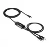 CLUB3D USB Type-C, Y-Ladekabel auf 2x USB Type-C, max. 100W, 1,83m/6ft M/M